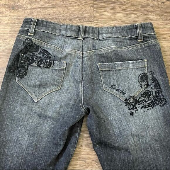 Vintage G-Unit Bootleg Jeans Faded Gray Wash Size 7 - Picture 13 of 13